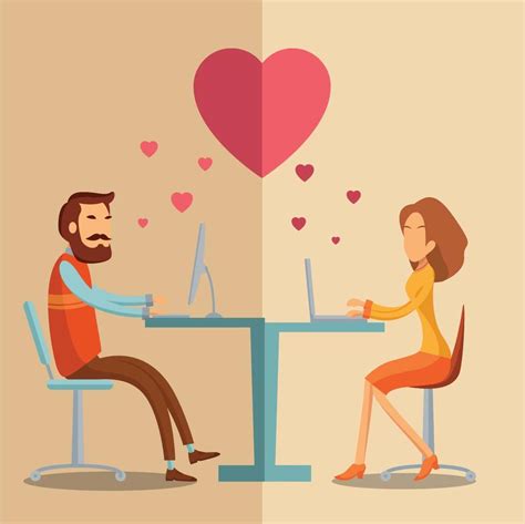 online dating clipart